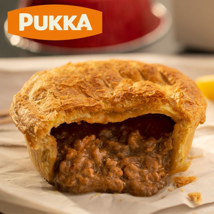 Pukka Minced Beef & Onion Pie 210g ปุกก้า สเต็กสับ หัวหอม พาย 210 กรัม