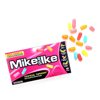 Mike and Ike Tropical Typhoon Fruits 5 Ounce Box 120g