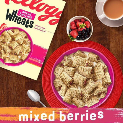 [BestBefore-04Nov2025] Kelloggs Mixed Berries Wheats Breakfast Cereal 500g