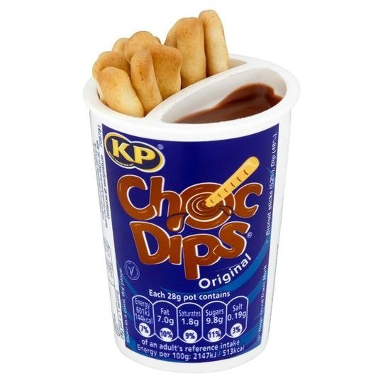 KP Choc Dips Original 28g