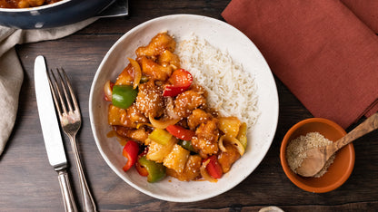 Iceland Sweet and Sour Chicken with Rice 400g ไอซ์แลนด์ ข้าวไก่เปรี้ยวหวาน 400 กรัม