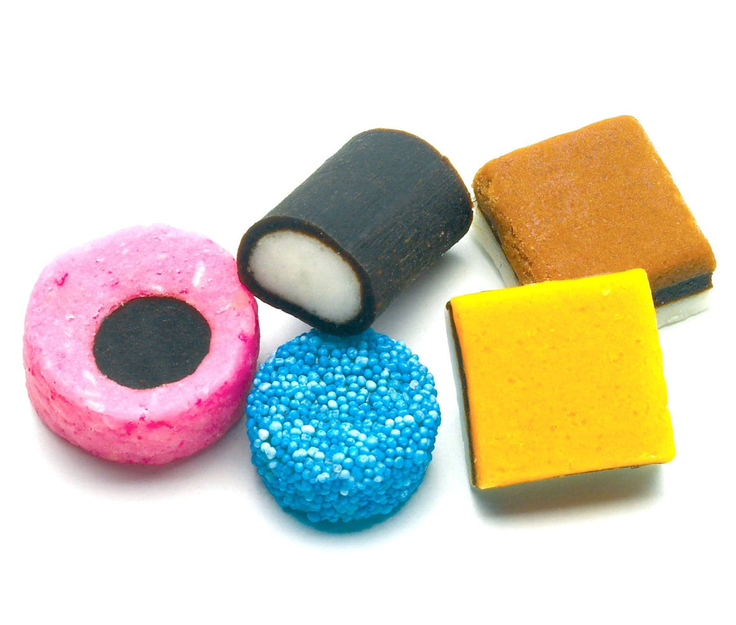 Bassetts Liquorice Allsorts Bag 165g บาสเซตต์ ลีคริซ ออลโซส์ แบบถุง 165 กรัม