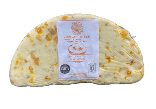 Cropwell Bishop White Stilton with Apricot Cheese ครอปเวลล์ บิชอป ไวท์ สติลตัน กับ แอปริคอต ชีส