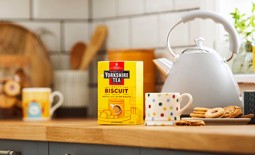 Taylors of Harrogate Yorkshire Tea Biscuit Brew 40 Tea Bags 112g