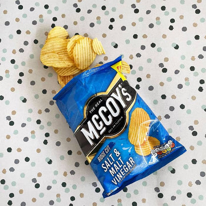 McCoy’s Salt & Malt Vinegar Grab Bag Crisps 45g แม็คคอยส์ซอลท์แอนด์มอลต์วินการ์แกรบแบ็กคริสป์ 45ก