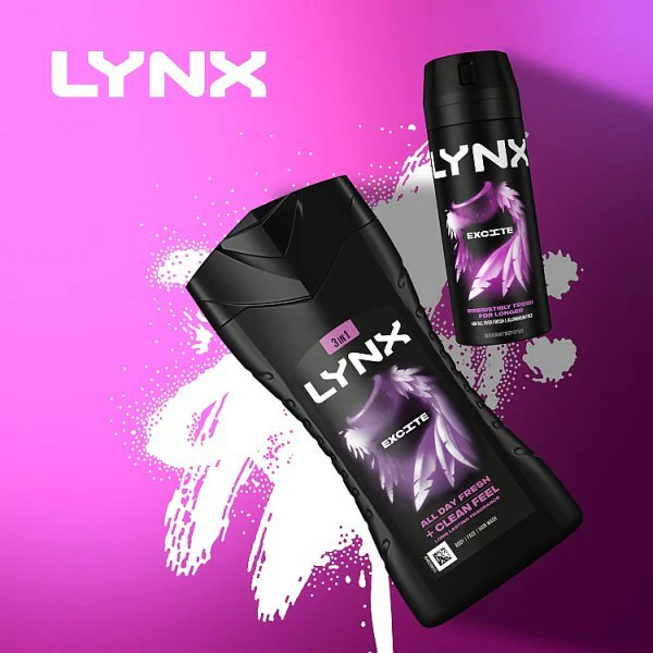 Lynx Excite Shower Gel 225ml
