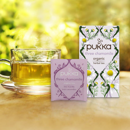 Pukka Organic Three Chamomile Herbal Tea 20 sachets