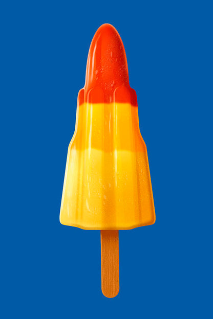 Iceland 6 Rocket Lollies 360g ไอซ์แลนด์ 6 ร็อคเก็ตลอลี่ 360 กรัม