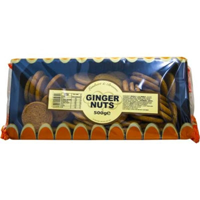 [BestBefore-15Nov2025] [BestBefore-30Aug2025] Lambert & Browne Ginger Nuts Biscuits 400g