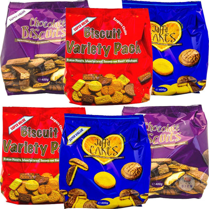 Keepers Choice Chocolate Biscuit Variety Pack 400g