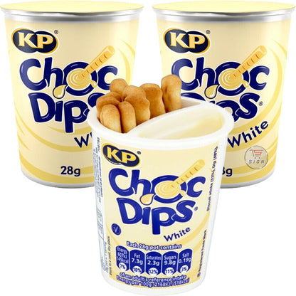 KP Choc Dips White Chocolate 28g