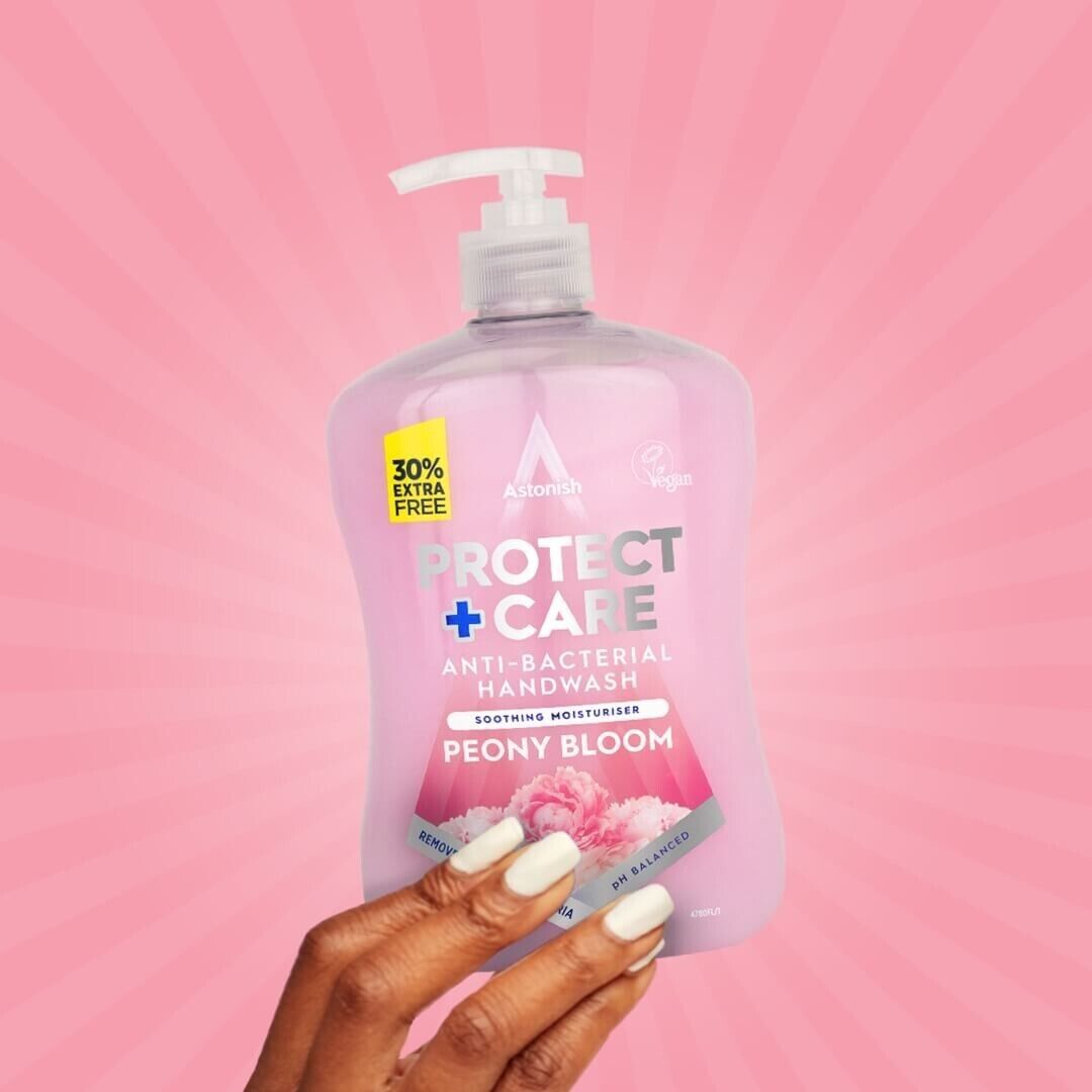 Astonish Peony Bloom Anti-Bacterial Liquid Hand Wash 600ml