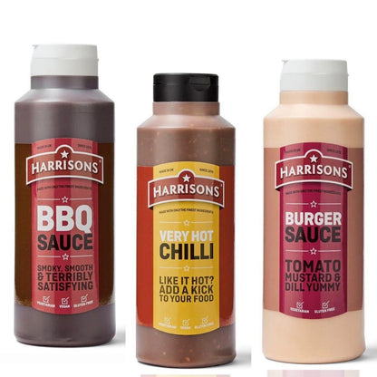 [Best Before 25-Sep-2024]Harrisons Burger Sauce Tomato Mustard & Dill Yummy  1 Litre แฮร์ริสัน ซอสเบอร์เกอร์ รสมะเขือเทศ มัสตาร์ด และผักชีลาว แบบขวดบีบ 1 ลิตร