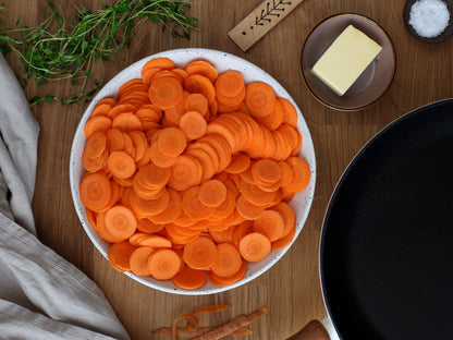 Morrisons Sliced Carrots 1kg