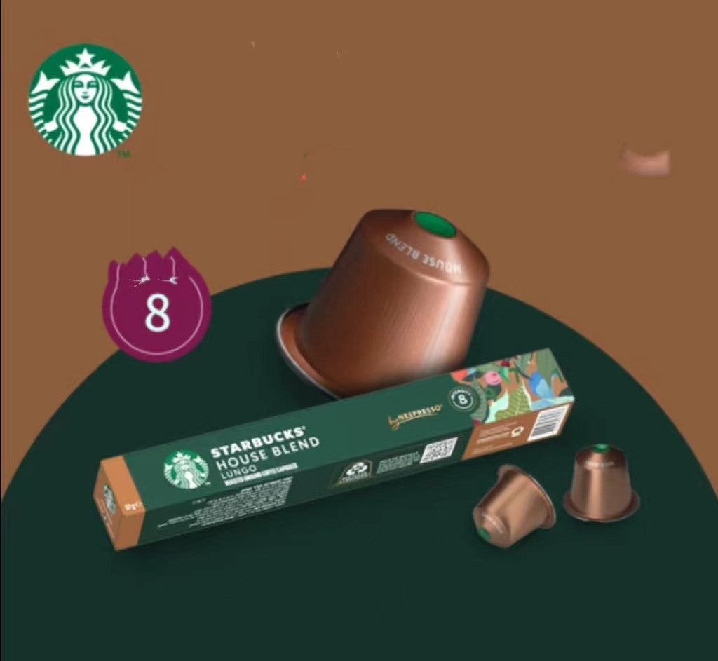 Starbucks by Nespresso House Blend Lungo Coffee Pods 10 Pods  57g