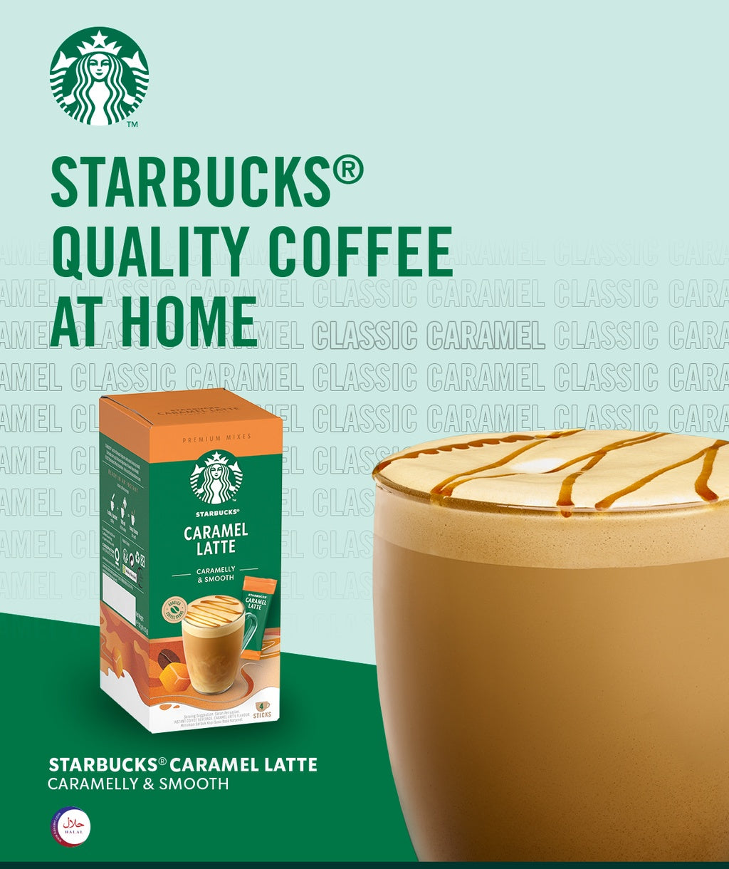 Starbucks Premium Caramel Latte Instant Coffee 115g