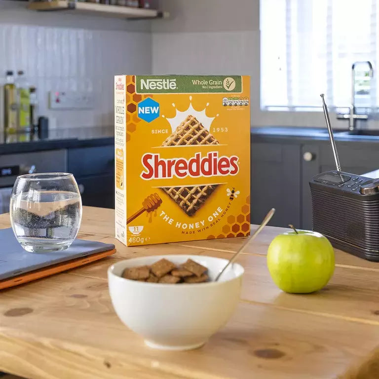 Nestle Shreddies The Honey One Cereal 460g