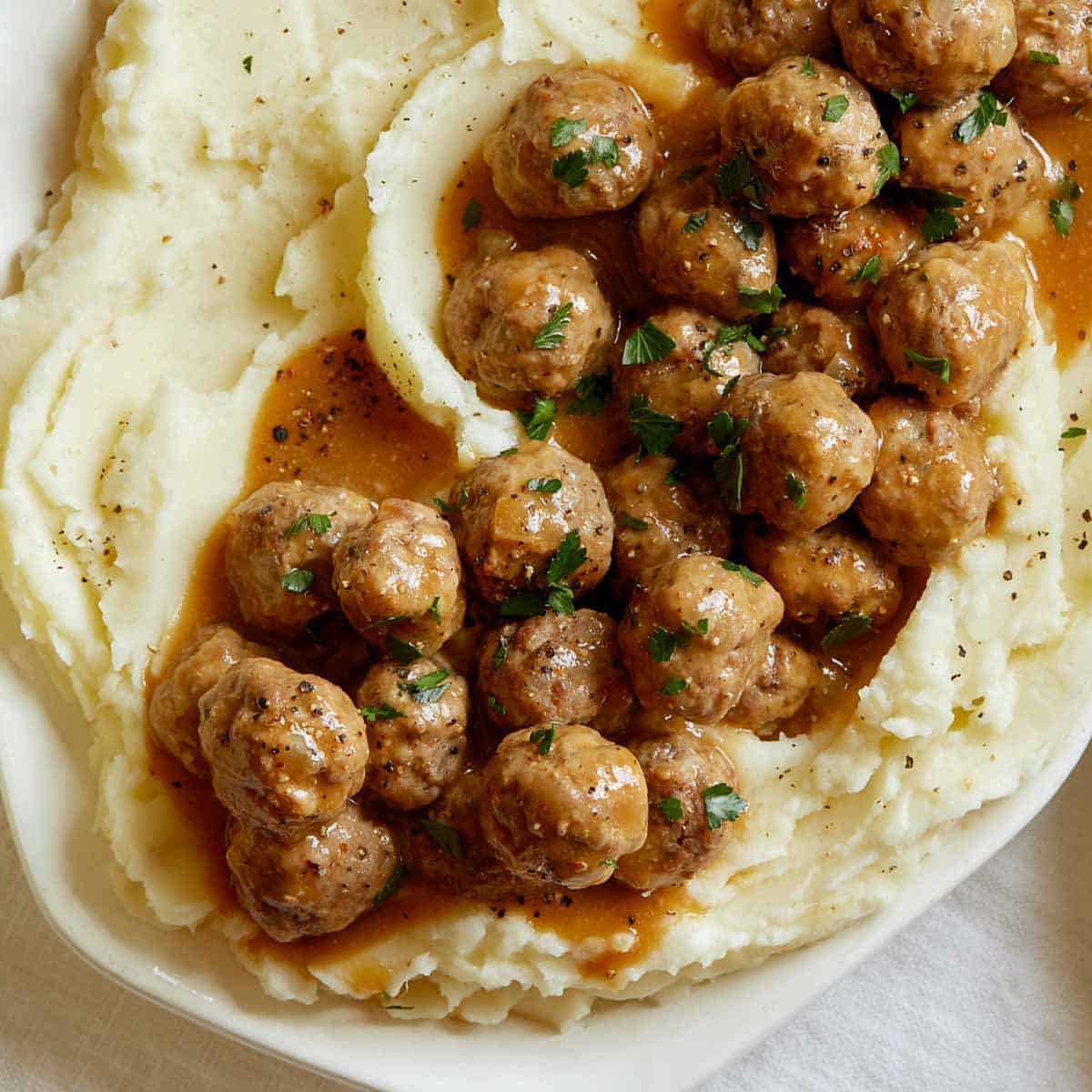 Iceland Air Fry Pork & Beef Meatballs 180g