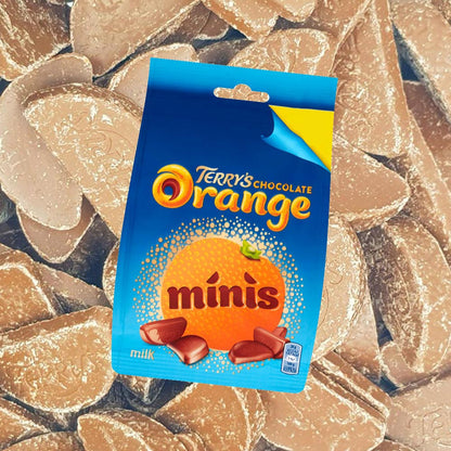 Terry's Chocolate Orange Minis Milk 125g เทอร์รี่ นมรสช็อกโกแลต ส้ม มินิส์ 125 กรัม