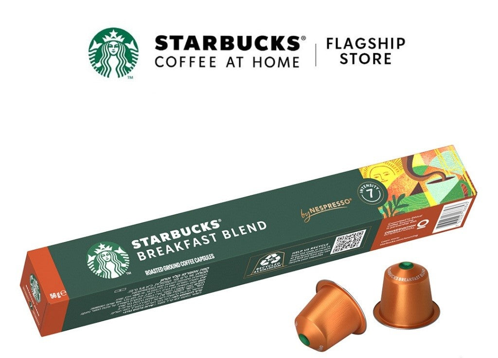 Starbucks Breakfast Blend Medium Coffee 10 Capsules 51g