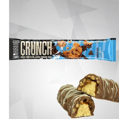 Warrior Crunch Bar Chocolate Chip Cookie 64g วอริเออร์ ครันช์ บาร์ คุกกี้ รส ช็อกโกแลตชิป 64 กรัม