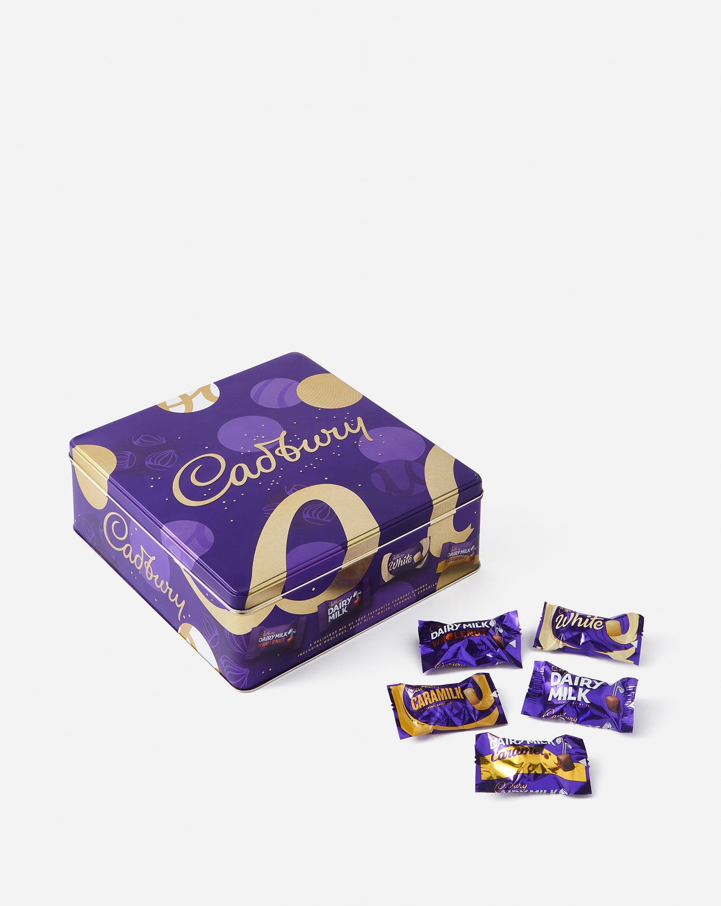 Cadbury Dairy Milk Mixed Chocolate Box 720g แคดเบอรี แดรี่มิลค์ มิกซ์ ช็อกโกแลต ชิ้น แบบกล่อง 720 กรัม