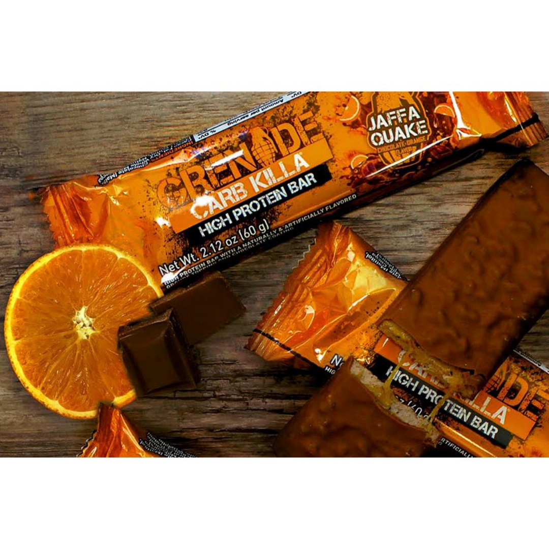 Grenade High Protein Bar Jaffa Quake Chocolate Orange 60g