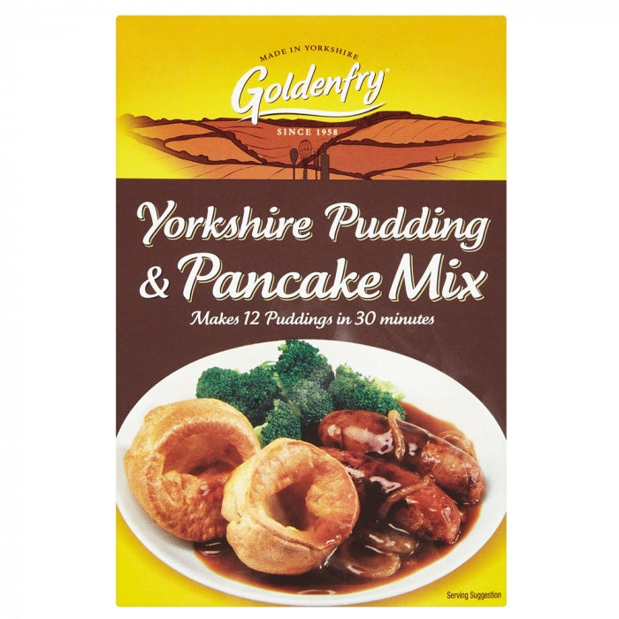 Goldenfry Yorkshire Pudding & Pancake Mix 142g โกลเด้นฟราย ยอร์คเชียร์พุดดิ้งและแพนเค้กมิกซ์ 142กรัม