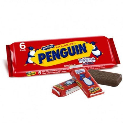 [BestBefore-15Nov2025] McVities Penguin Milk Chocolate 6pk 147.6g