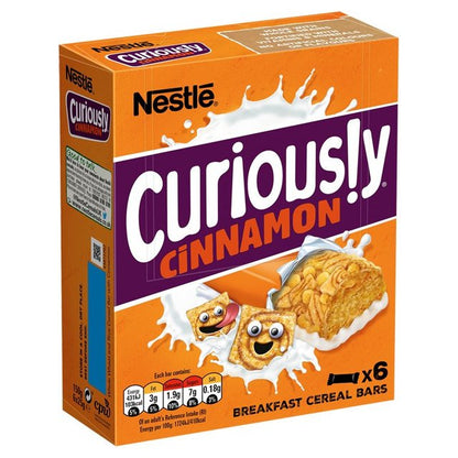 Nestle Curiously Cinnamon Cereal Bars [6 x 25g] 150G เนสท์เล่ ซีเรียล ซินนามอน บาร์