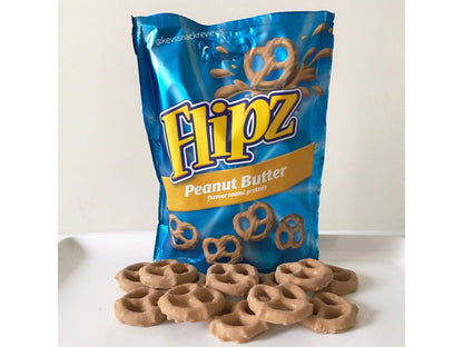 [BestBefore-20Sep2025] Flipz Peanut Butter Flavour Coated Pretzels 90g
