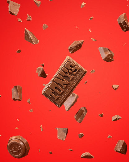 Tony Chocolonely Milk Chocolate bar 180g.
