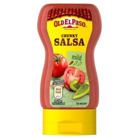 [BestBefore-30Nov2025] Old El Paso Squeezy Chunky Salsa Mild 238G