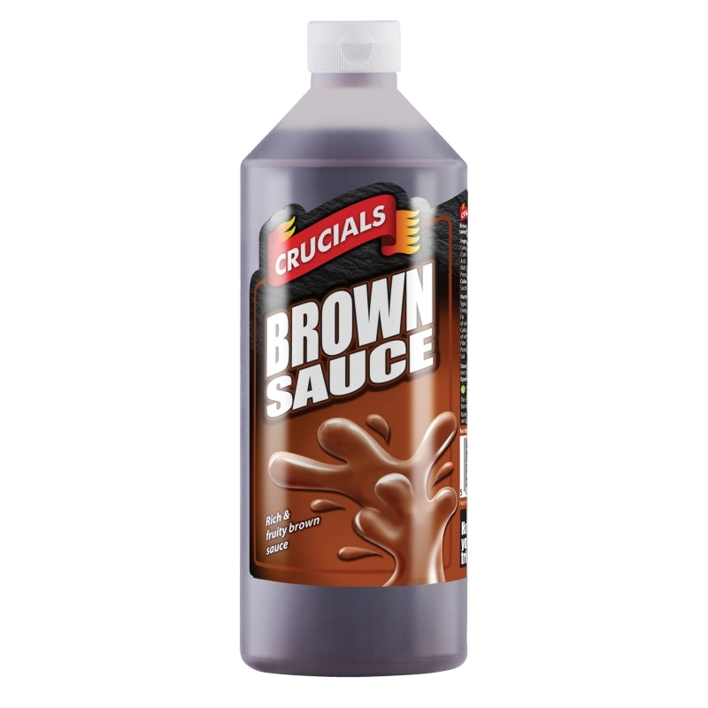 Crucials Brown Sauce Rich & Fruity Brown Sauce 500ml ครูตเชียวบราวน์ซอสริช & ฟรุ๊ตตี้บราวน์ซอส 500 ml