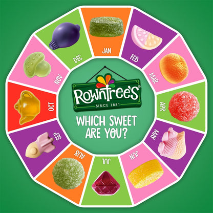 Rowntrees Fruit Pastilles Chewy Gummies 115 g