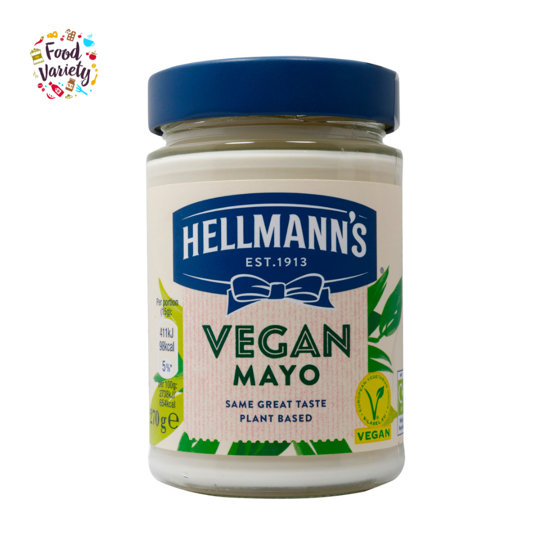 [Best Before 30-Nov-2024] Hellmann's Vegan Mayonnaise 270g เฮลแมนส์ มายองเนสมังสวิรัติ 270กรัม