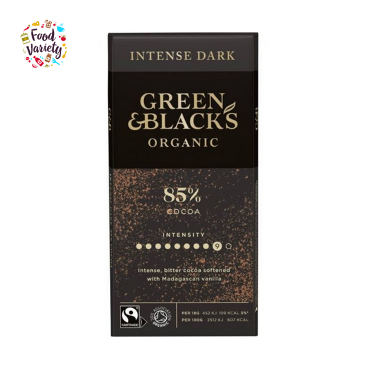 Green & Black's Organic Extra Dark Chocolate 85% Cocoa 90g