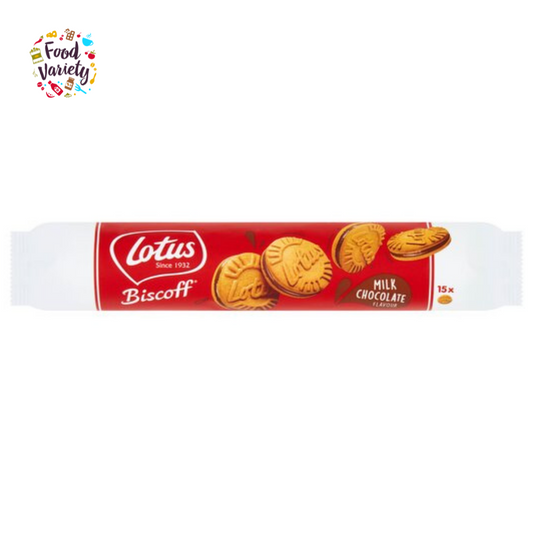 Lotus Biscoff Milk Chocolate Sandwich Biscuits 150g