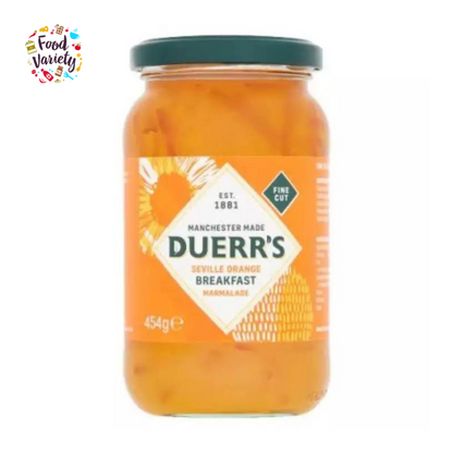 Duerr’s Seville Orange Breakfast Marmalade 454g ดูเออร์ส ส้มเซวิลล์ เบรคฟาสต์มาร์มาเลด 454กรัม