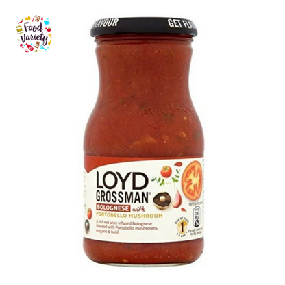 [Best Before 30-Nov-2024] Loyd Grossman Bolognese with Portobello Mushroom 350g ลอยด์ กรอสแมน โบลองเนสกับ เห็ดพอร์โทเบโล 350 กรัม