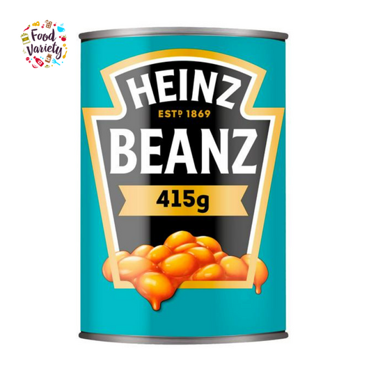 Heinz Baked Beans 415g ไฮนซ์ เบคบีน ถั่วอบในซอสมะเขือเทศ 415ก