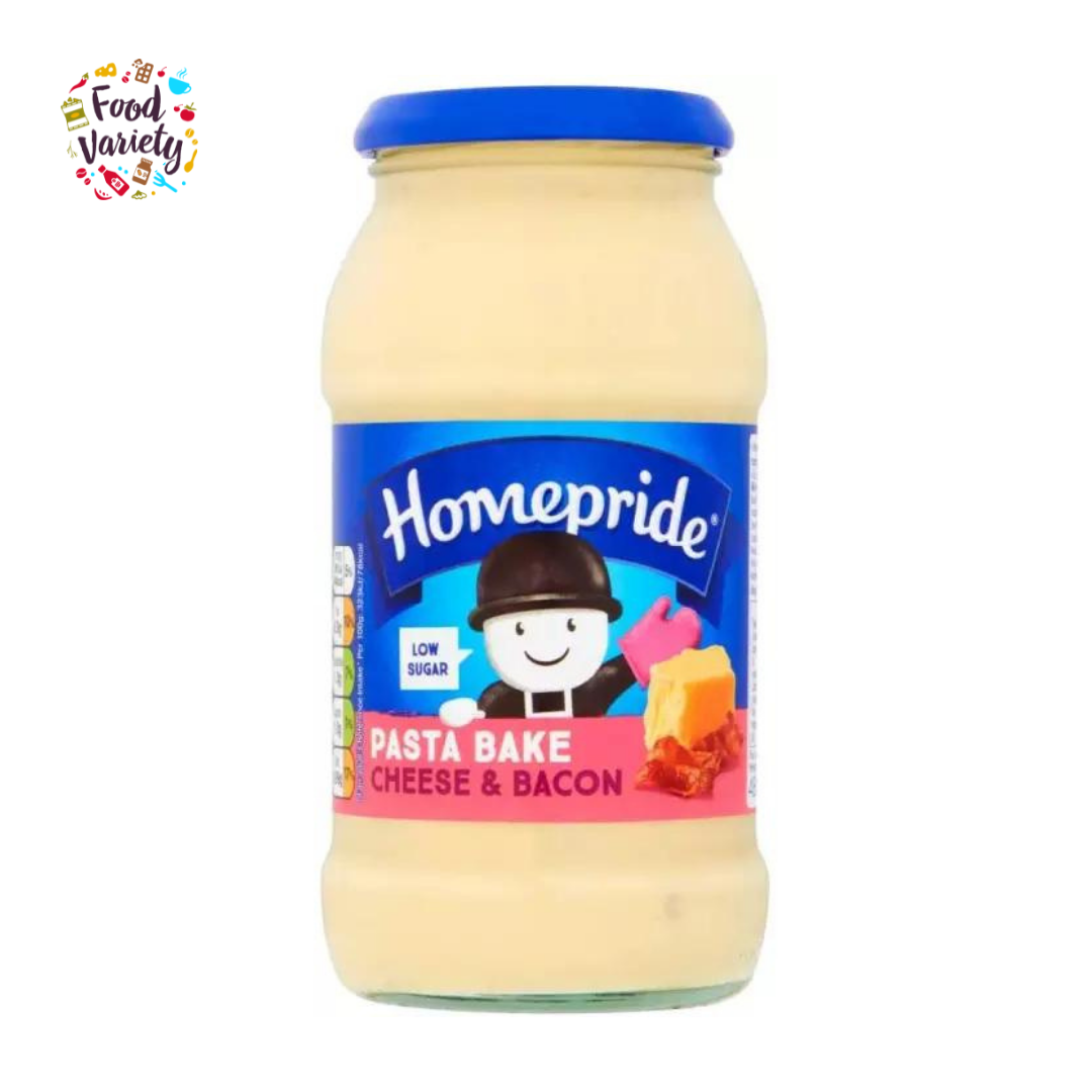 Homepride Pasta Bake Cheese & Bacon Sauce 485g