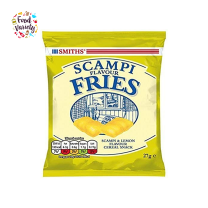 Smiths Scampi Fries Scampi & Lemon Flavour 27g สมิทส์ สแคมปิ ฟรายส์ รสสแคมปิและเลมอน 27กรัม