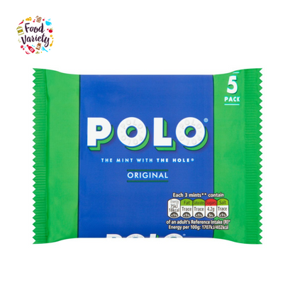 POLO ORIGINAL 5 X 25G (125G) โปโล ออริจินอล 5 X 25G (125G) ลูกอมมิ้นท์