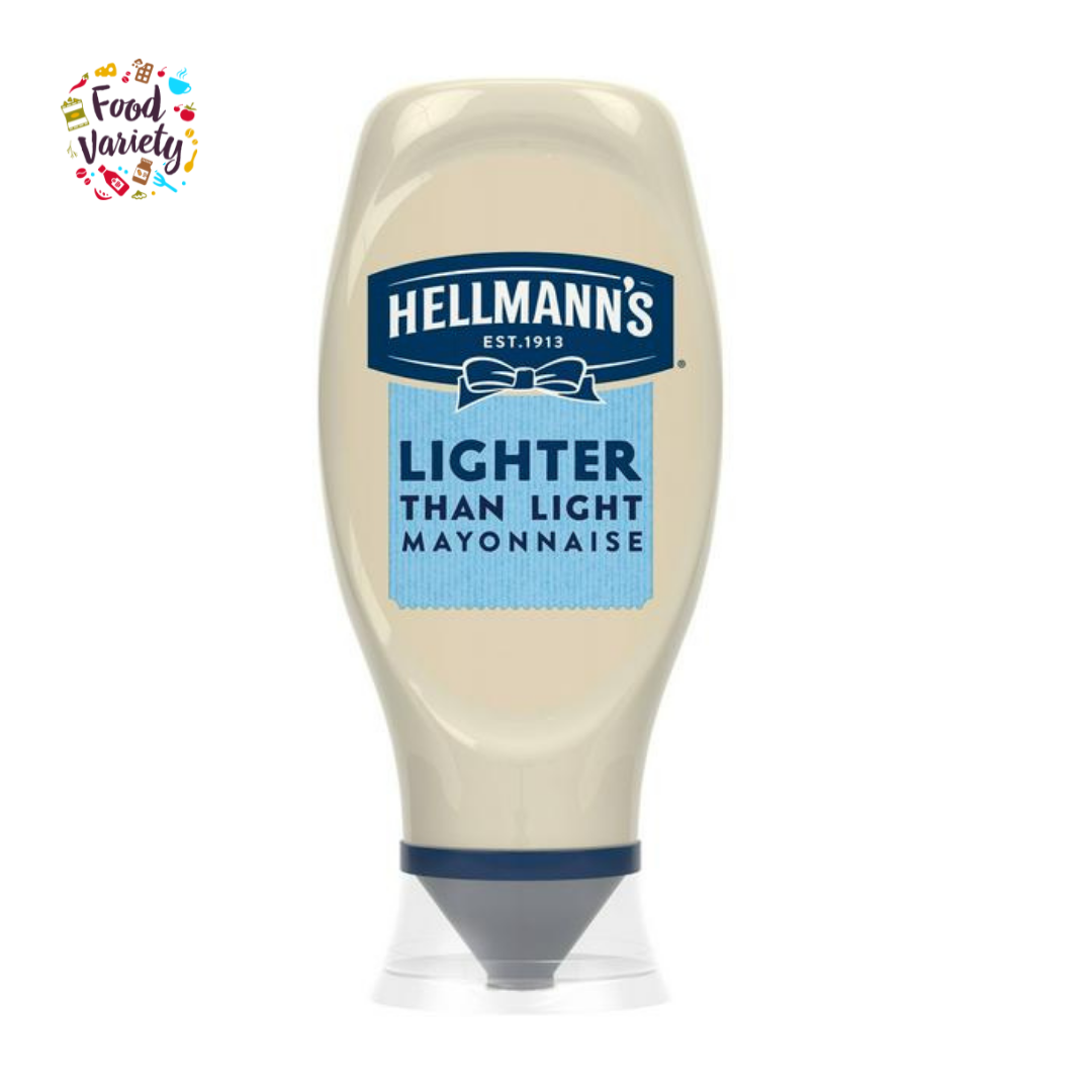 Hellmann’s Lighter than Light Mayonnaise 430 ml เฮลแมนส์  ไลท์เตอร์ แดน ไลท์ มายองเนส 430 มิลลิลิตร