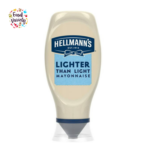 Hellmann’s Lighter than Light Mayonnaise 430 ml เฮลแมนส์  ไลท์เตอร์ แดน ไลท์ มายองเนส 430 มิลลิลิตร