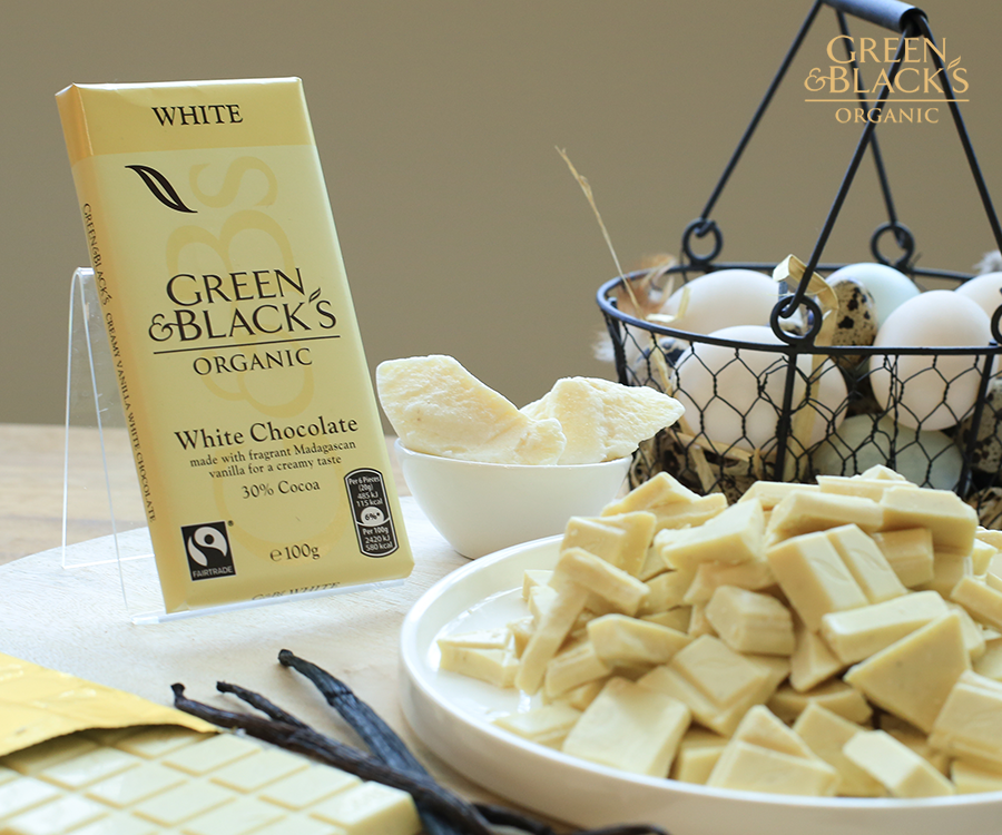 Green & Black's Organic White Chocolate 90g