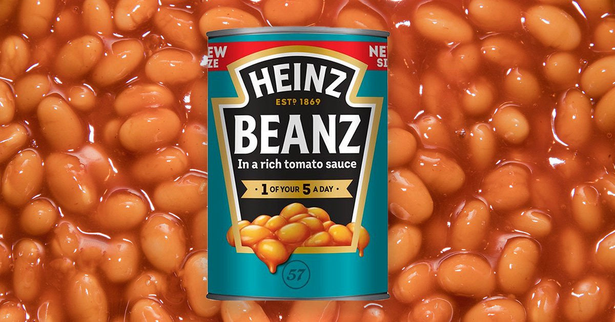 Heinz Baked Beans 415g ไฮนซ์ เบคบีน ถั่วอบในซอสมะเขือเทศ 415ก