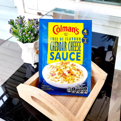 Colman's Cheddar Cheese Sauce Mix 40g โคลแมนส์ ผงสำหรับทำซอสเชดดาร์ชีส 40กรัม