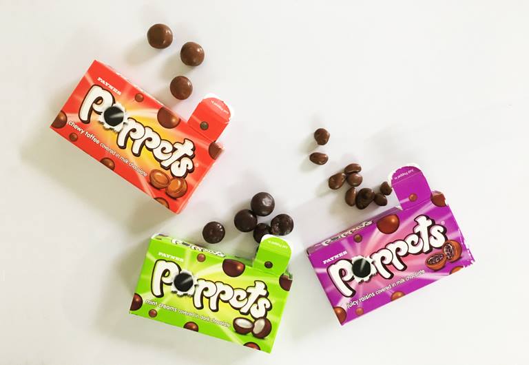 [BestBefore-14Oct2025] Poppets Dark Chocolate Coated Mint Creams Pouch 130g